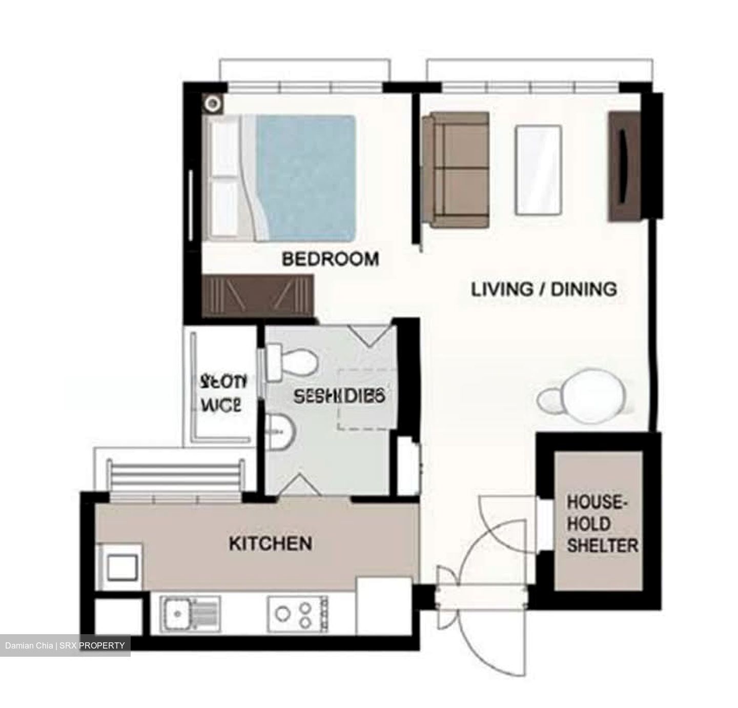 Blk 438B West Edge @ Bukit Batok (Bukit Batok), HDB 2 Rooms #570163901